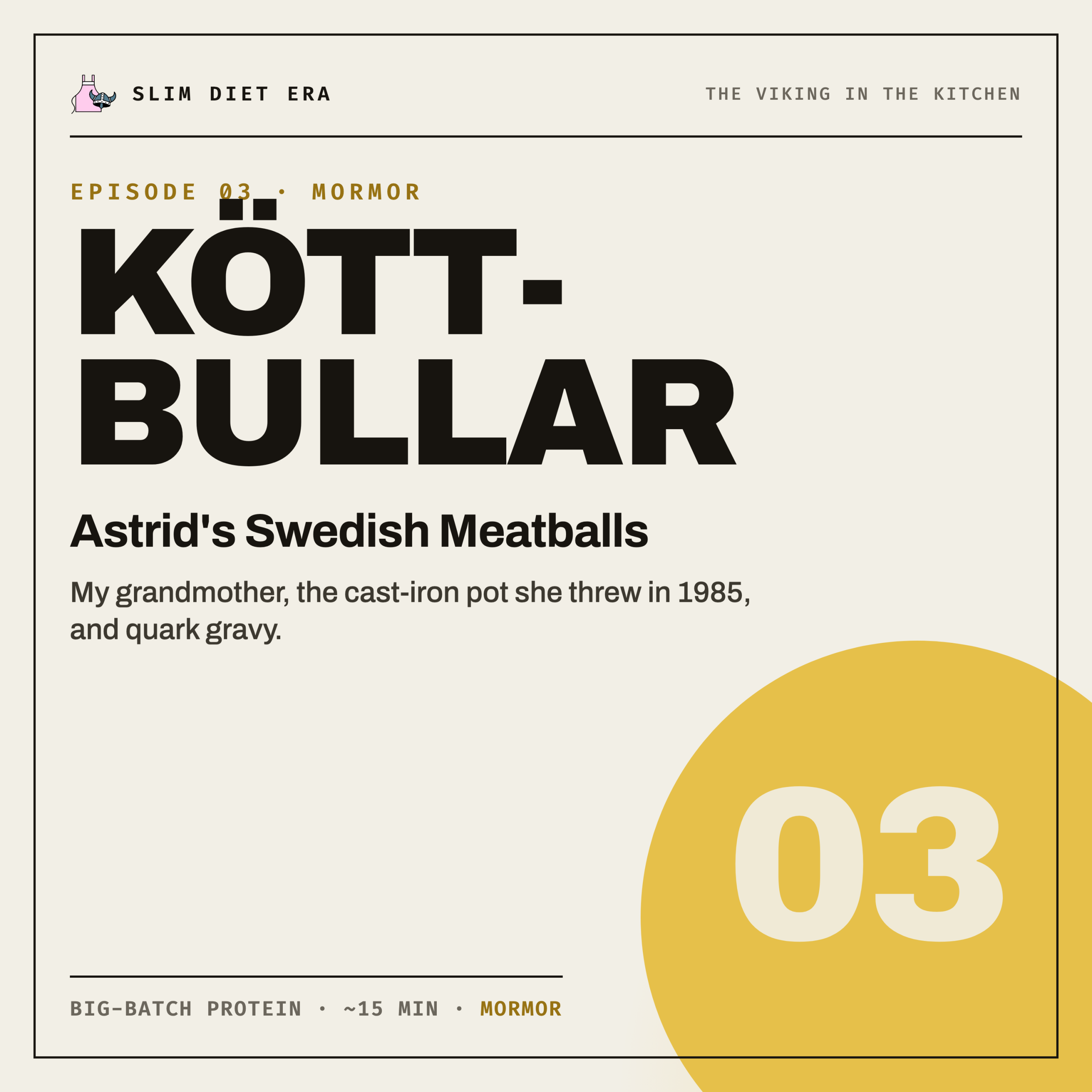 Astrid’s Köttbullar — Swedish Protein Meatballs & My Grandmother episode artwork